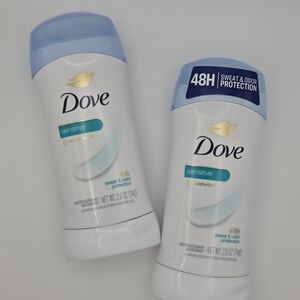 Dove Sensitive Antiperspirant Deodorant Stick - White/Light Blue